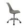 12 Kit 2 Cadeiras Giratorias Office Luisa Rivatti Assento PP Preto Base Rodizio Cromado